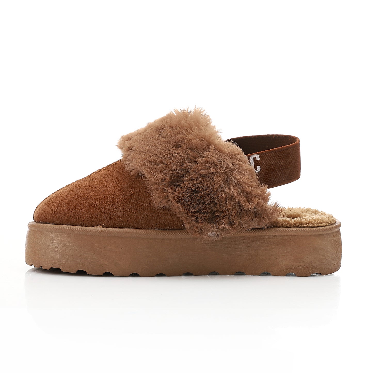 Faux-Fur Platform Slingback Clog - Havan