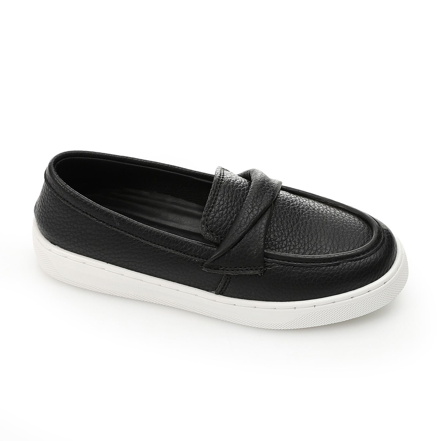 Pebbled Loafer-Sneaker-Black