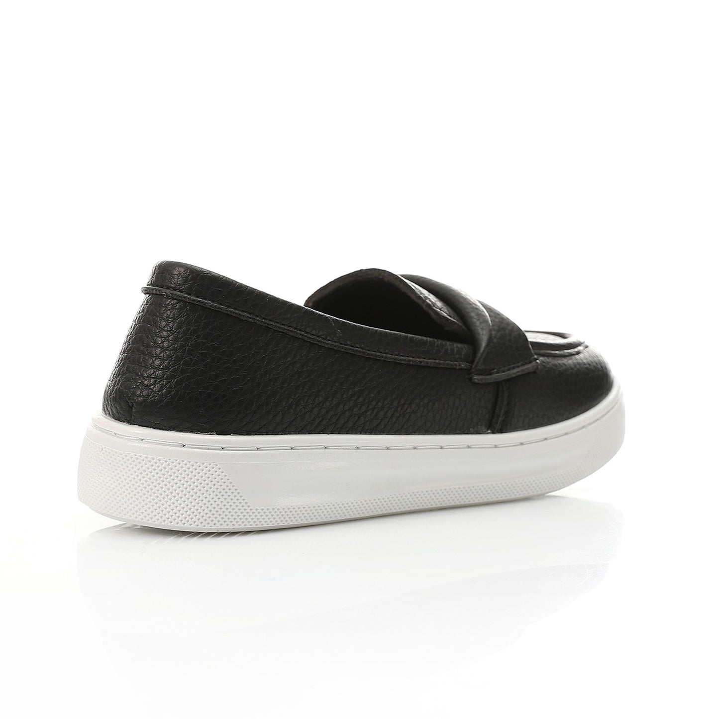 Pebbled Loafer-Sneaker-Black