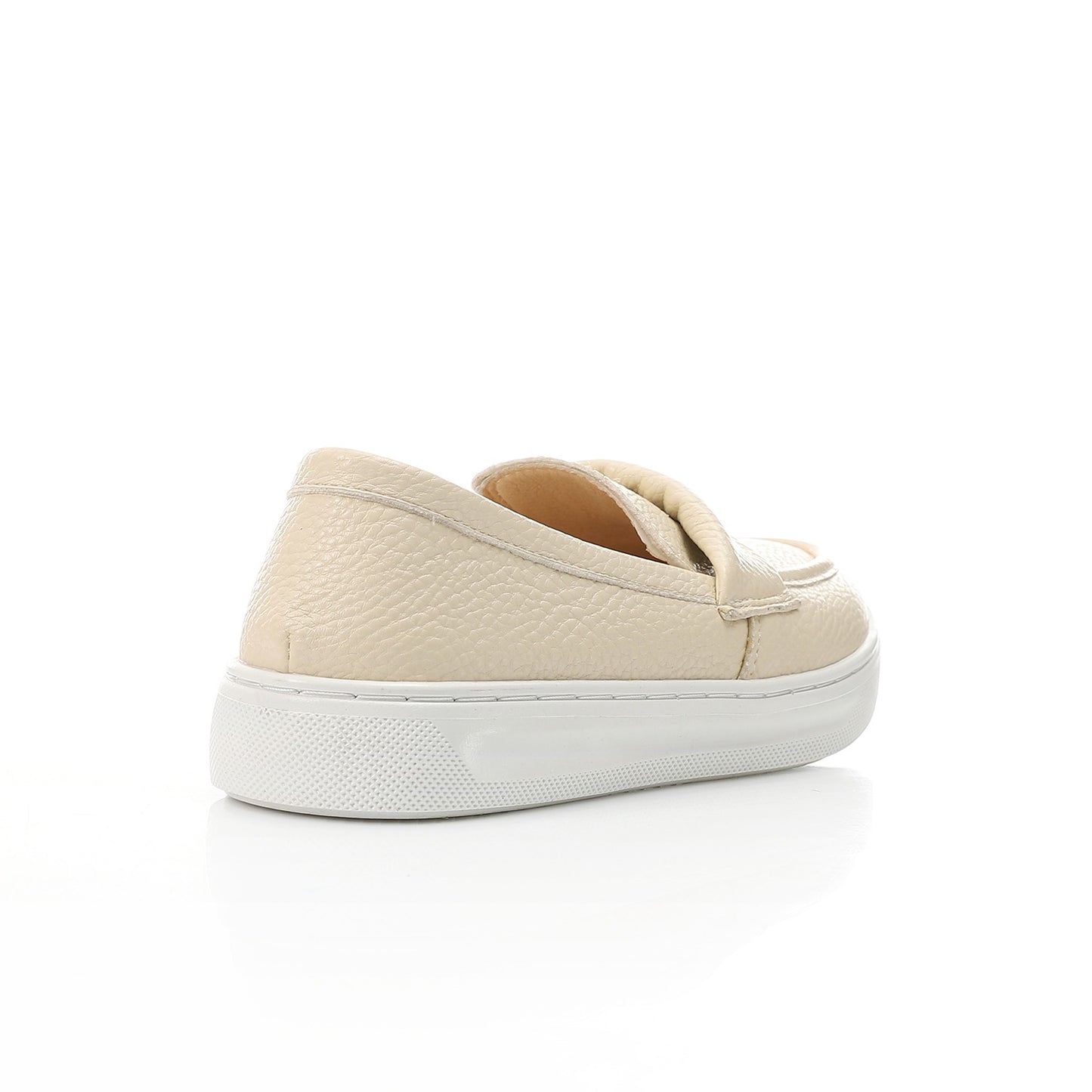 Pebbled Loafer-Sneaker-beige