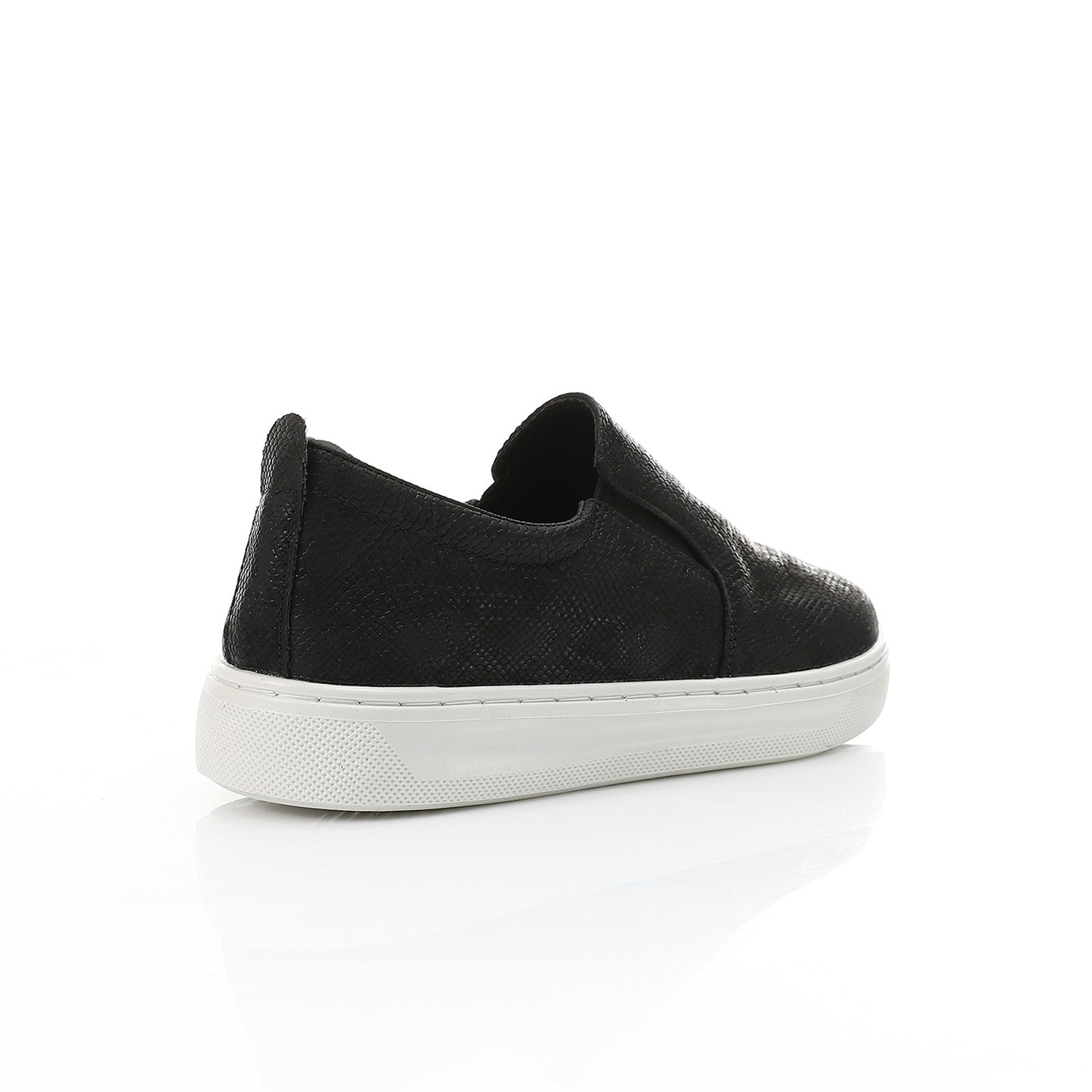Reptile Texture Comfort Slip-On-black