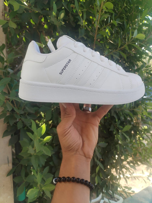 Women Super Star White