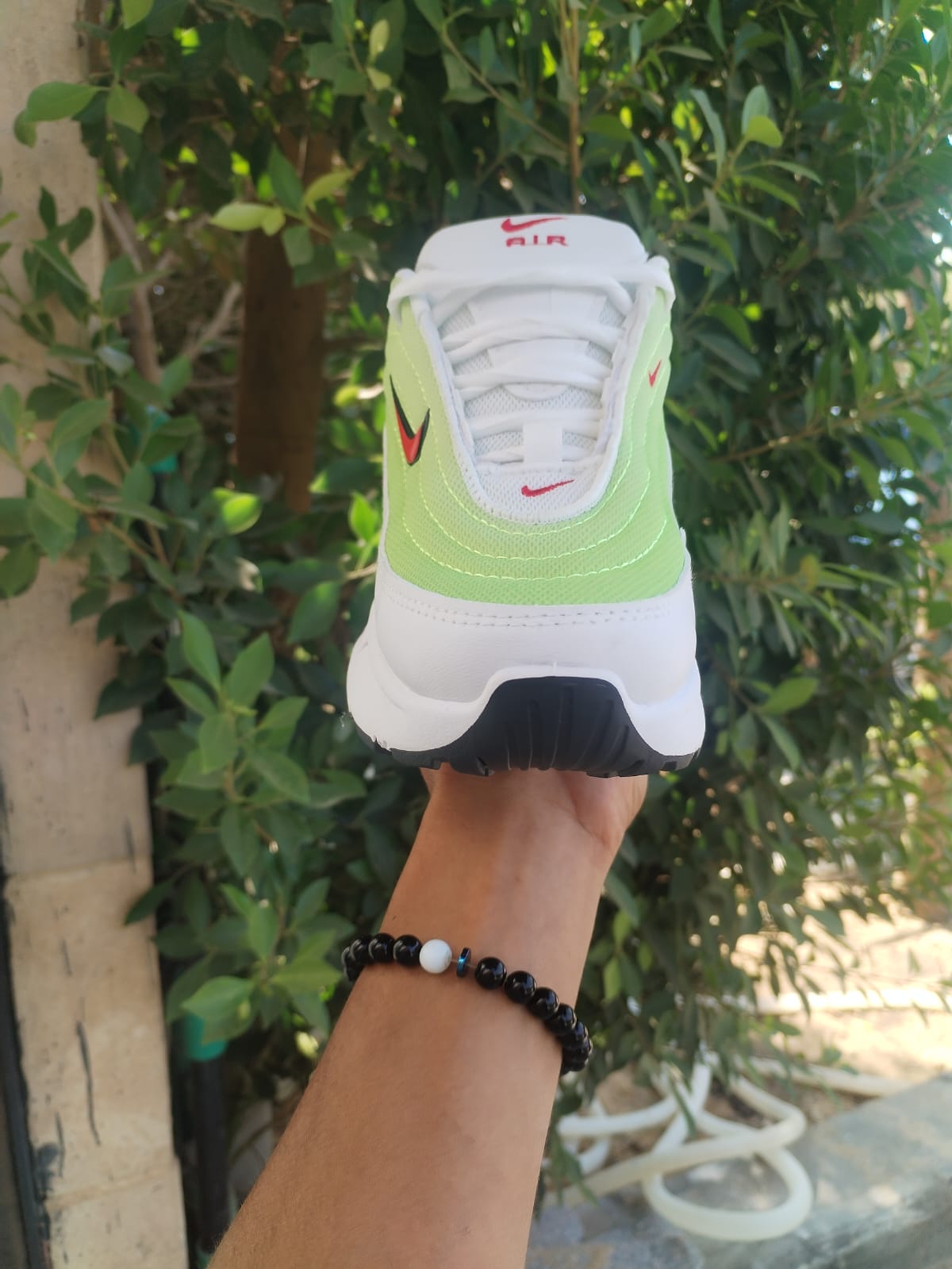 Nik Air Max White x lemon