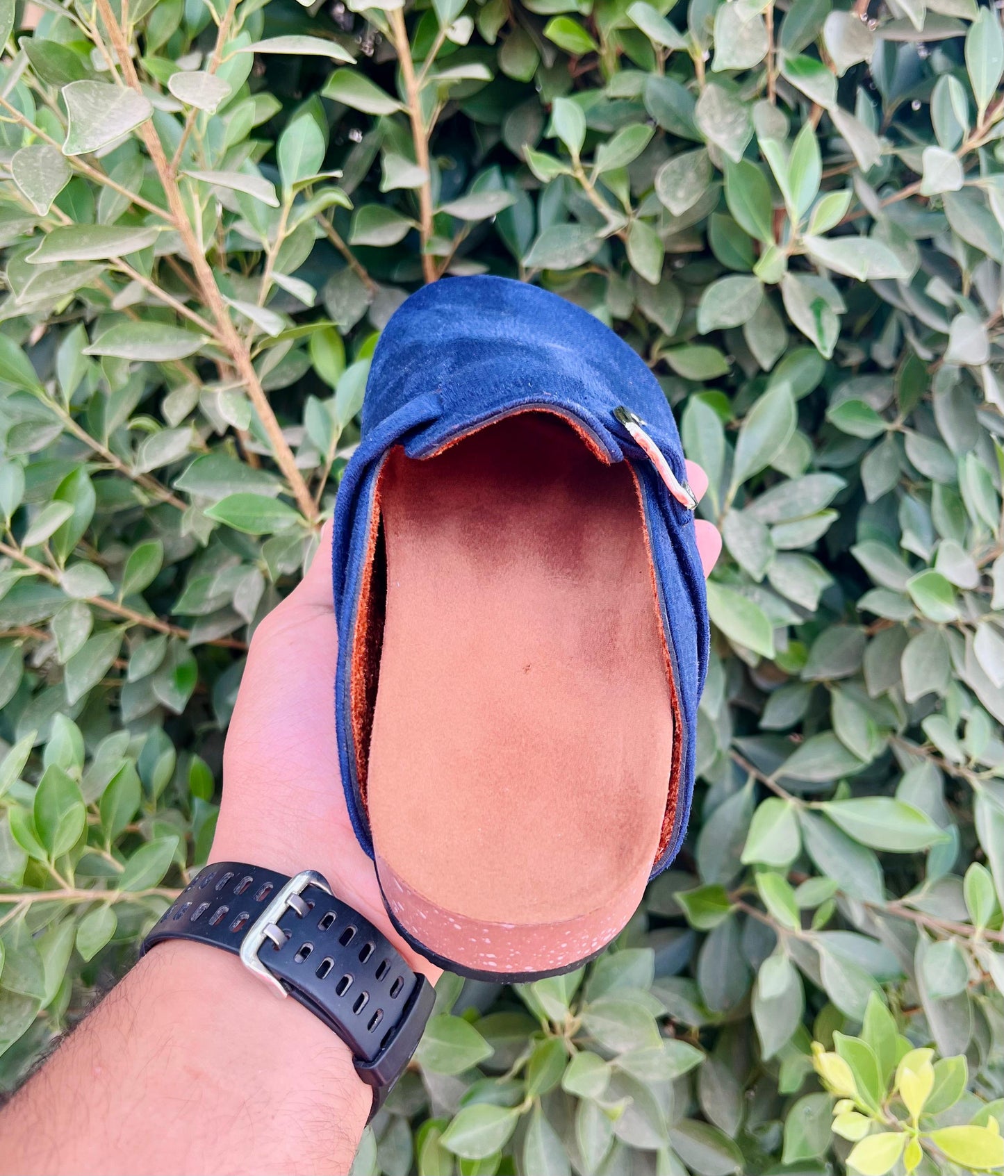Clogs navy blue