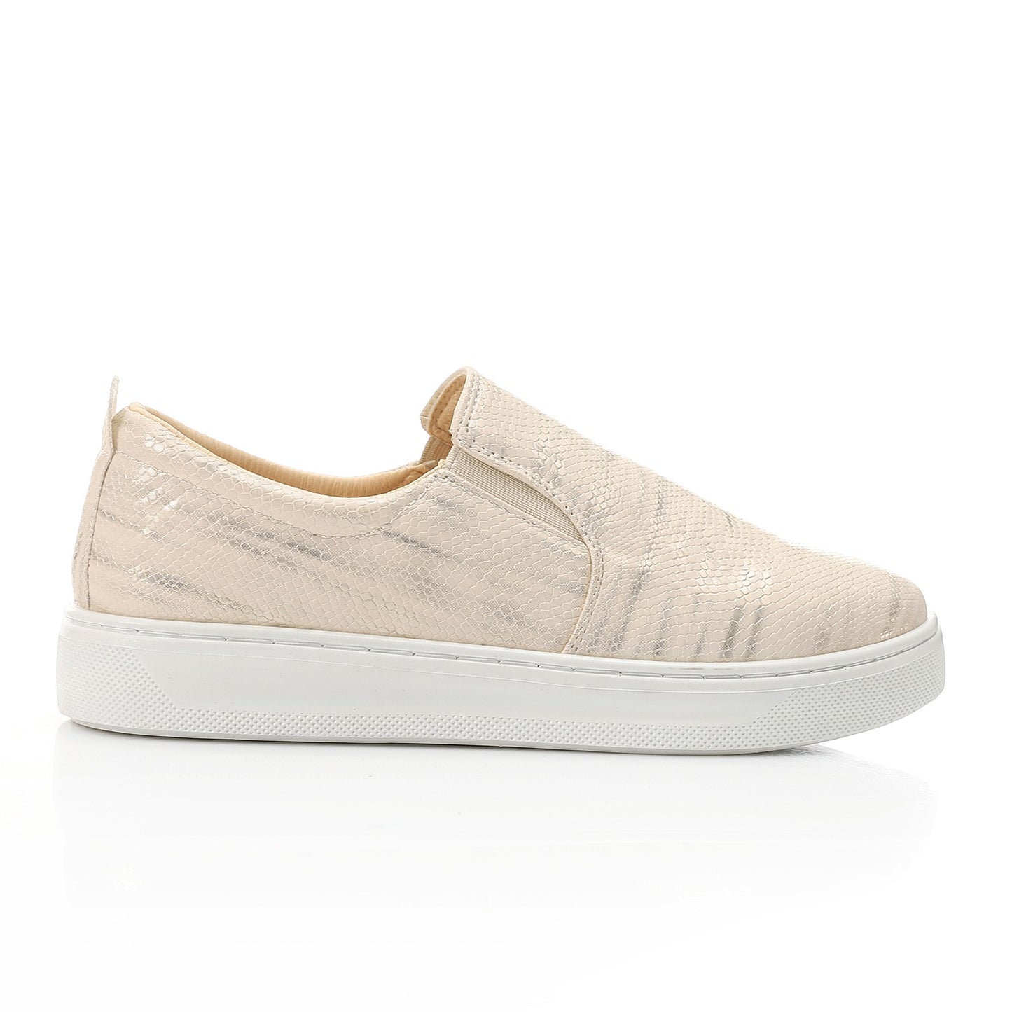 Metallic Python Stripe Sneaker