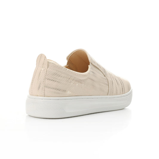Metallic Python Stripe Sneaker
