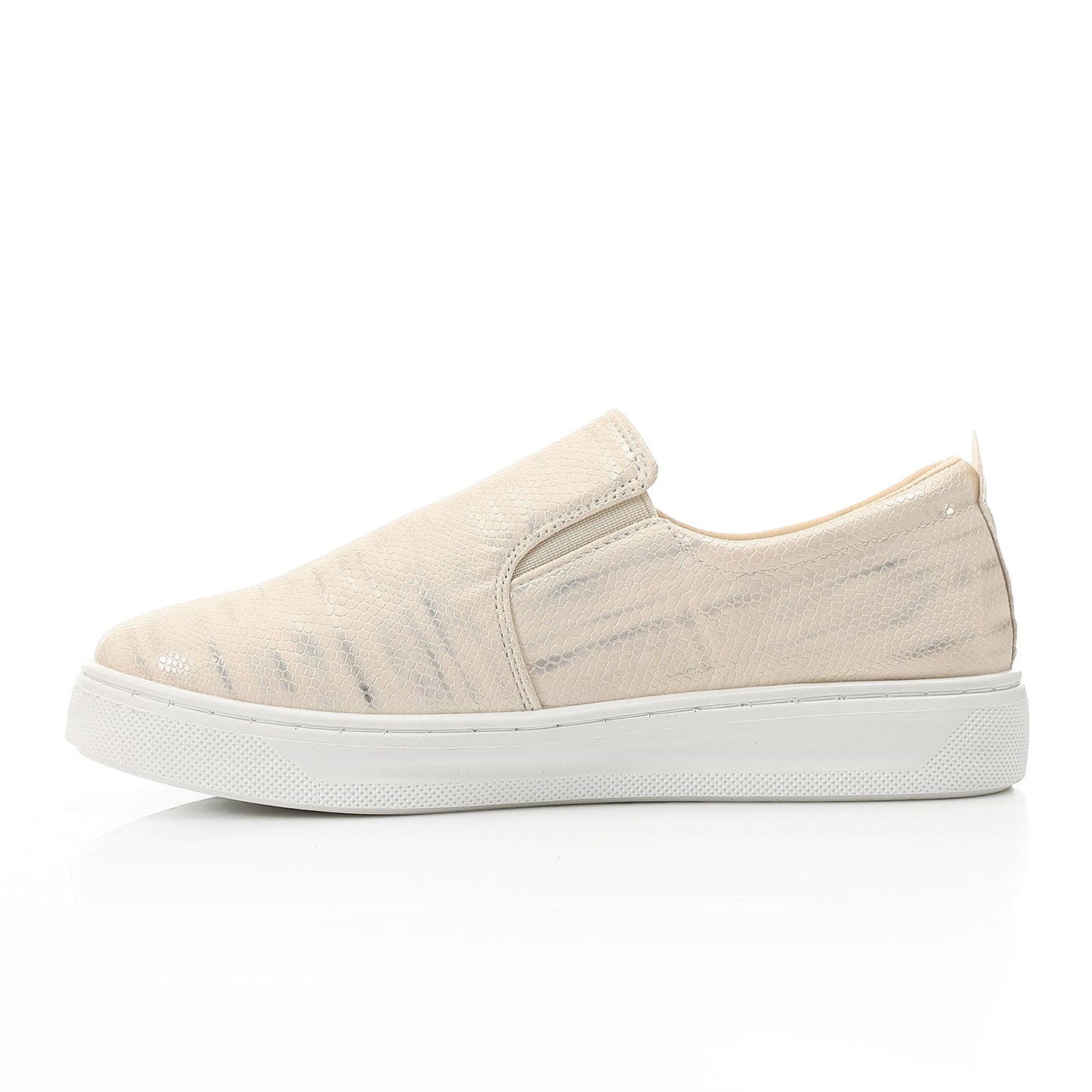 Metallic Python Stripe Sneaker