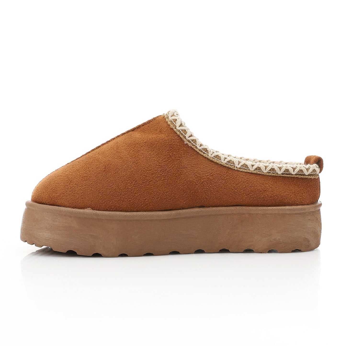 Platform Cozy Loafer Slipper - Havana