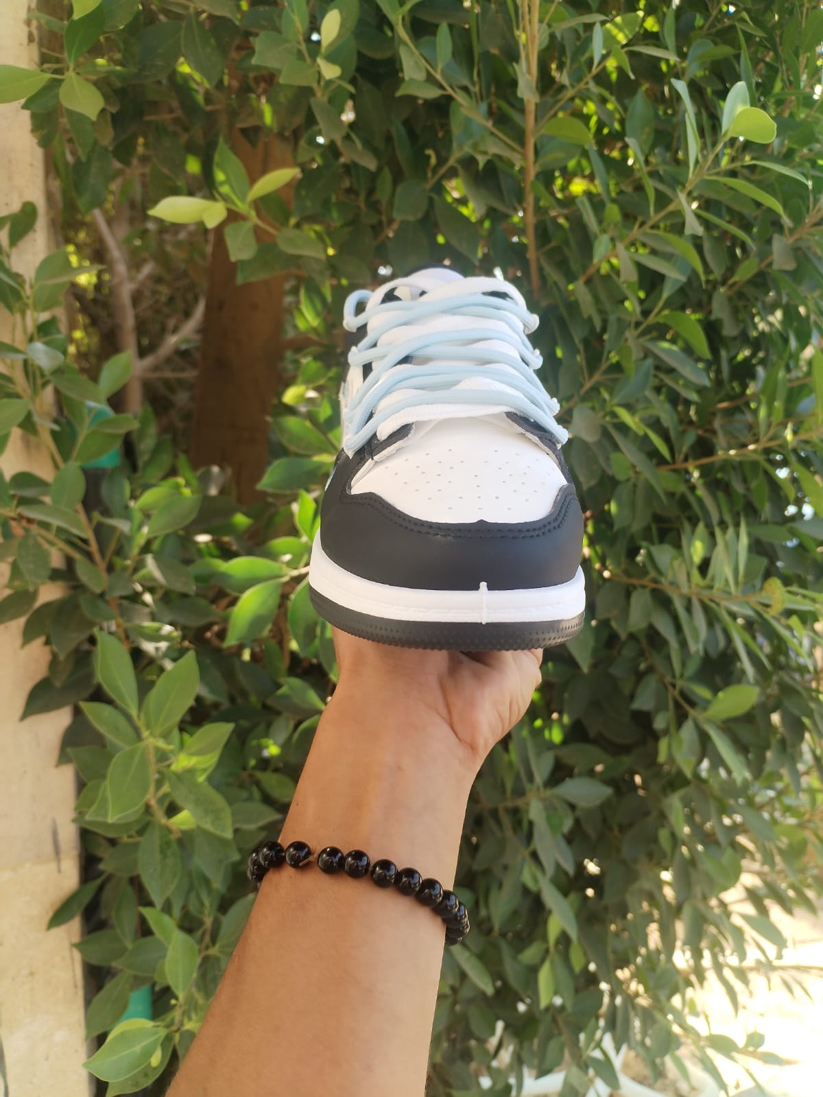 Air jordan white x black