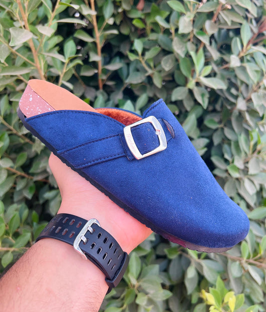 Clogs navy blue